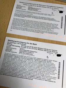 Wahlbenachrichtigung