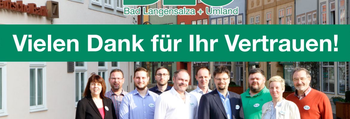 BLU sagt danke!