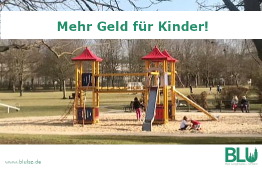 Aus dem Ruder: 115.000 € für ein Friedhofskonzept, aber nur 26.100 € für Spielplätze in 2021